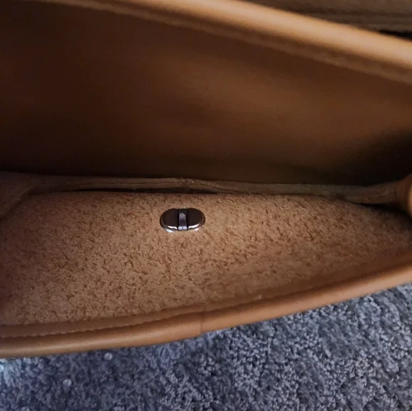 COACH Rambler's Legacy Vintage Tan Leather Shoulder Crossbody Bag 9061 - Picture 8 of 9